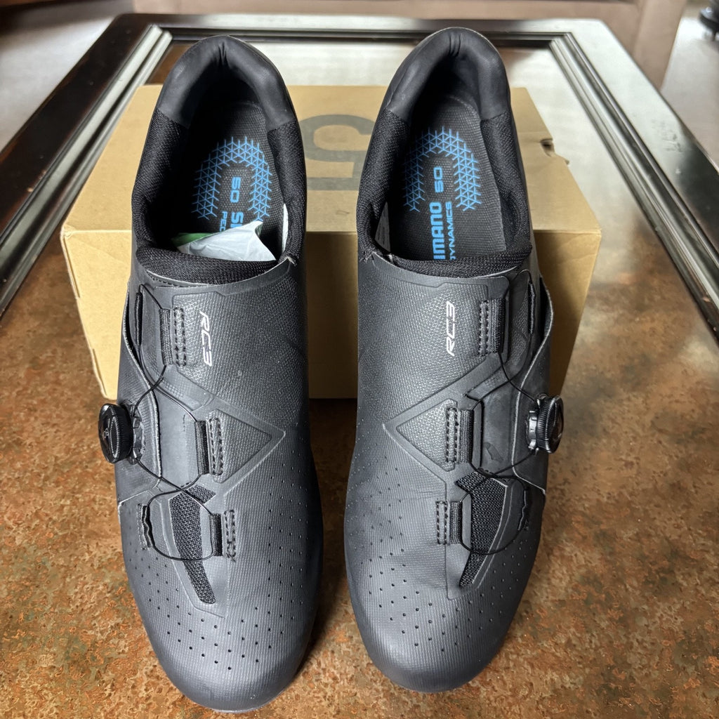 Shimano RC3 Road Cycling Shoes Mens Size 14 EU 50 Black BOA Dial SHR300M Biking