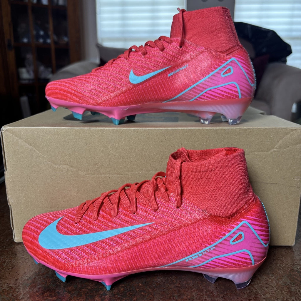 Nike Zoom Mercurial Superfly 10 Elite FG Soccer Cleats Women's Size 7 Red Pink