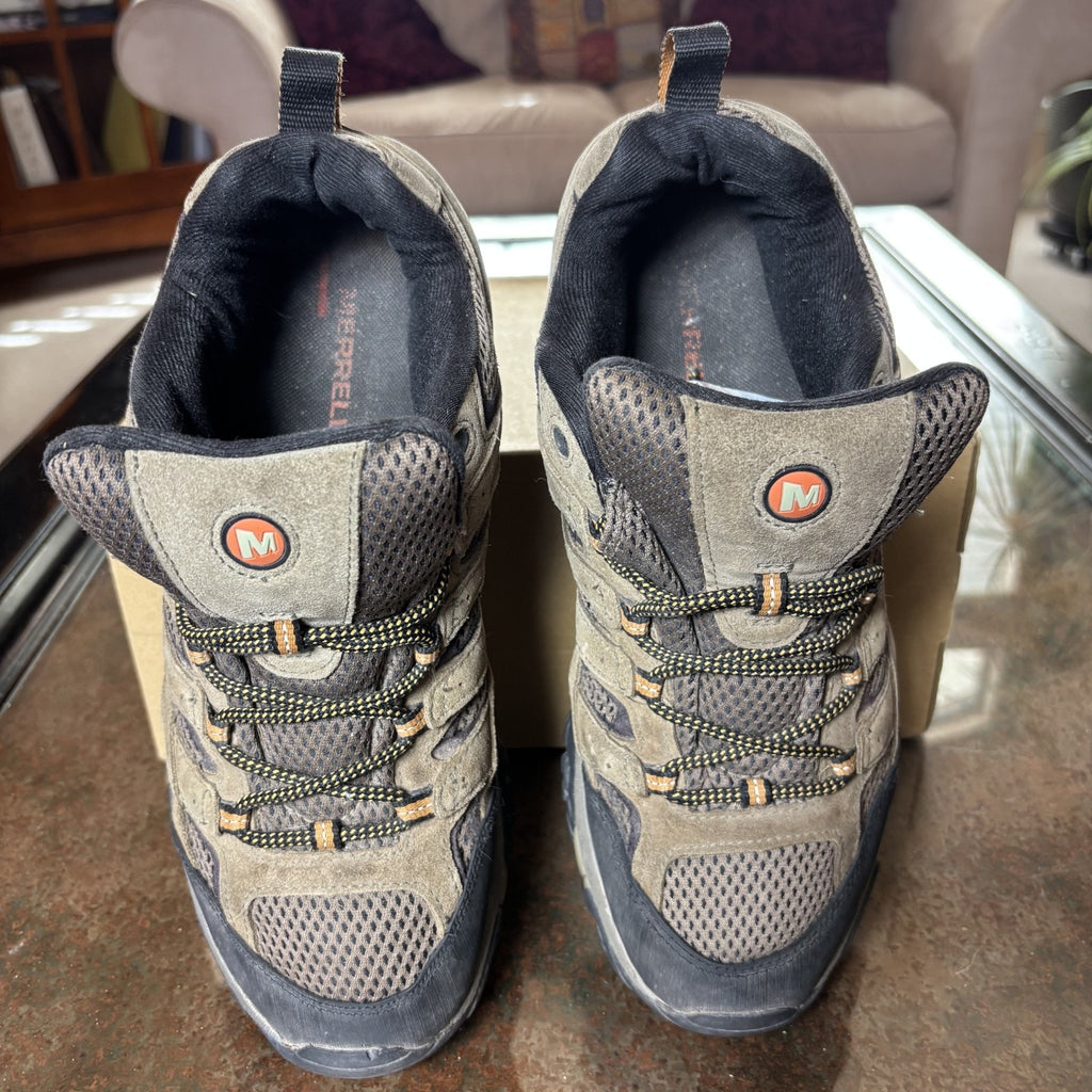 Merrell Moab 2 Ventilator Shoes Mens Size 9 Brown Trail Hiking Outdoor Sneakers