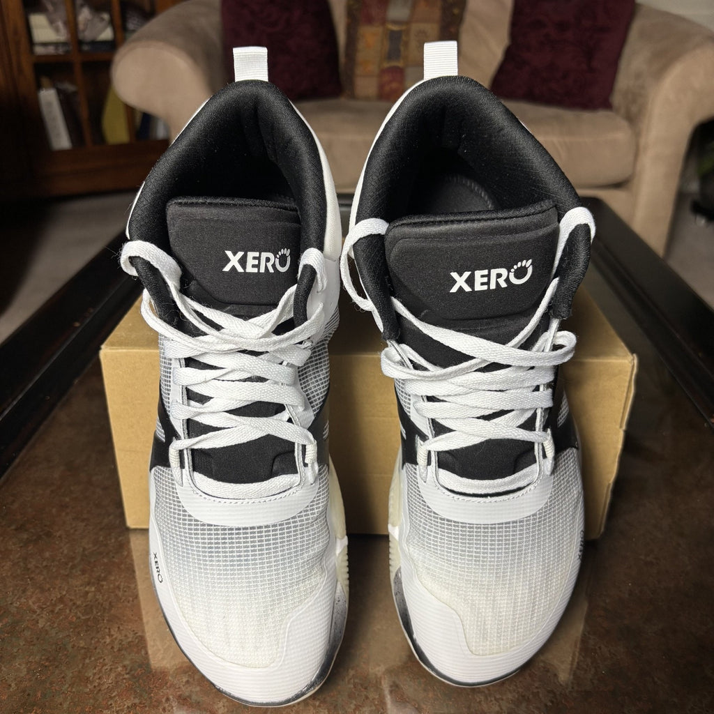 Xero Shoes X1 Mid Basketball Mens 11 White Barefoot Minimalist Athletic Sneakers