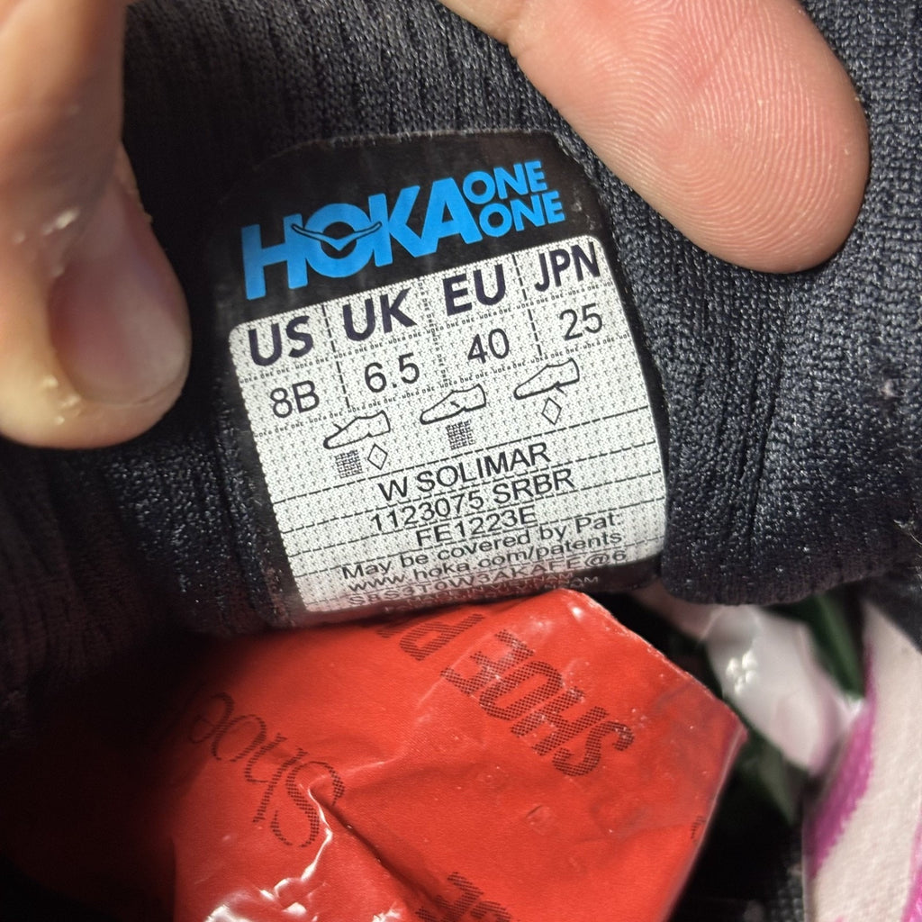 Hoka One One Solimar Shoes Womens Size 8 Pink Road Running Athletic Gym Sneakers