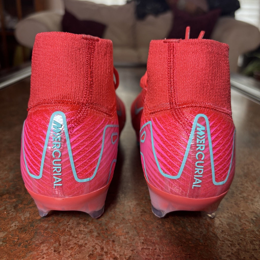 Nike Zoom Mercurial Superfly 10 Elite FG Soccer Cleats Women's Size 7 Red Pink