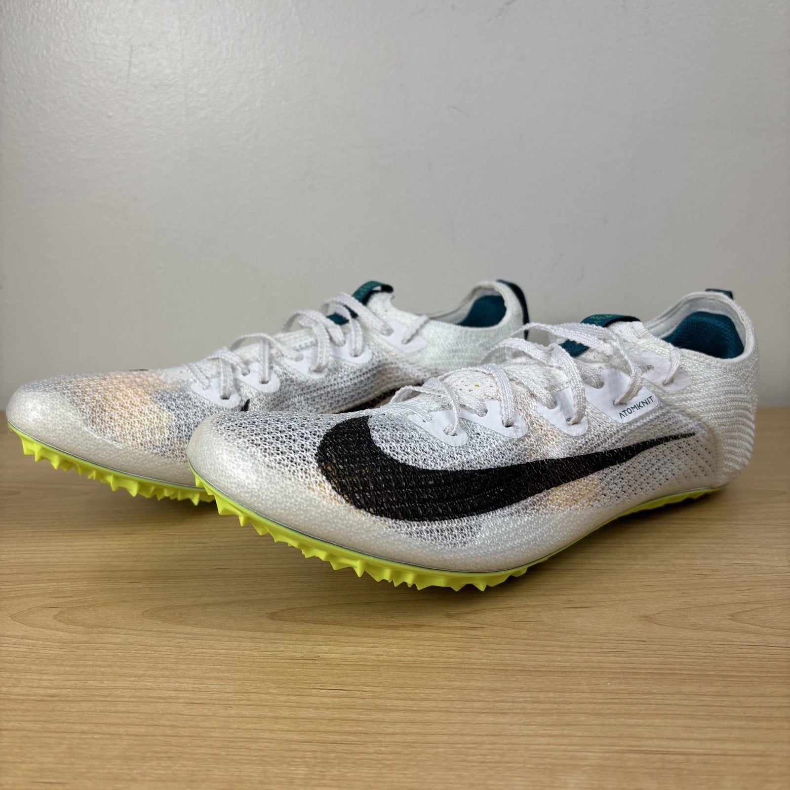 Nike Zoom Superfly Elite 2 Racing Track & Field Spikes Mens Size 8.5 White NEW
