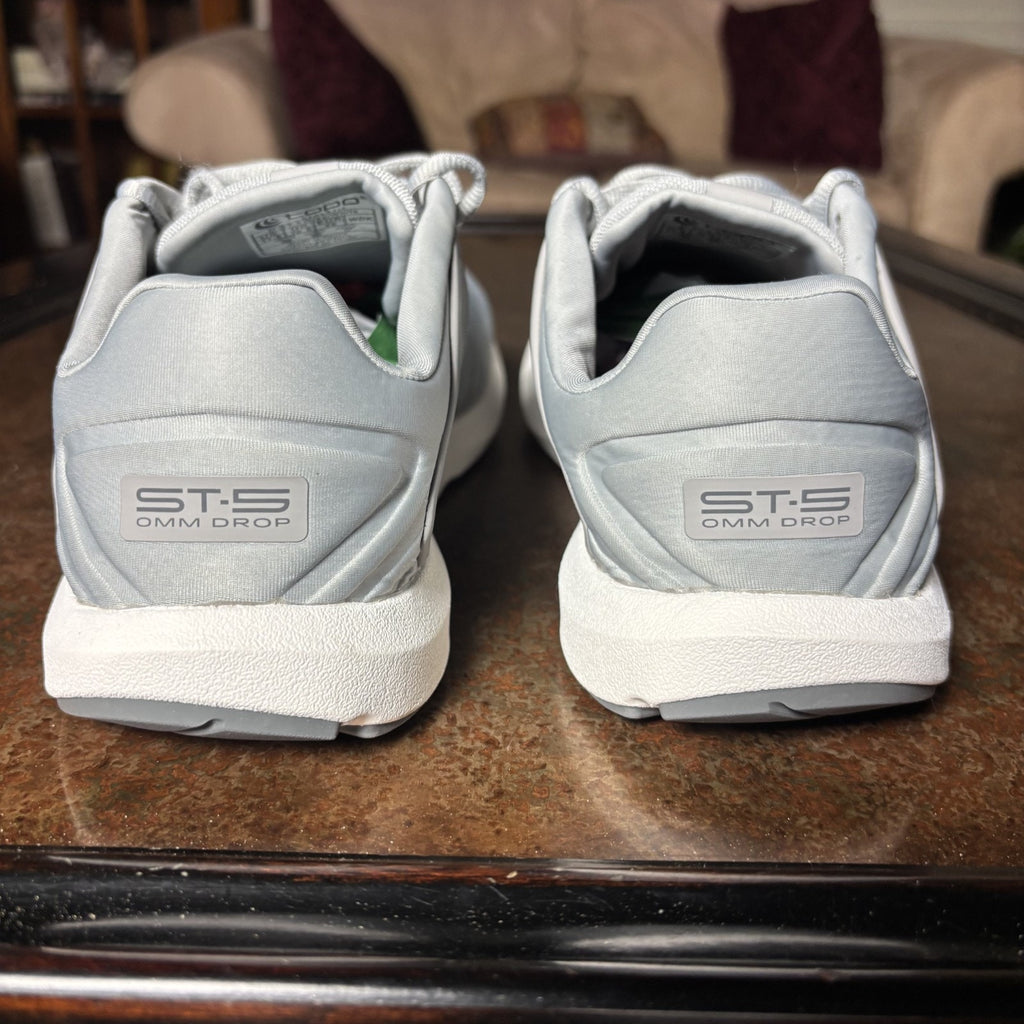 Topo Athletic ST 5 Shoes Mens 11.5 Grey White Lightweight Road Running Athletic