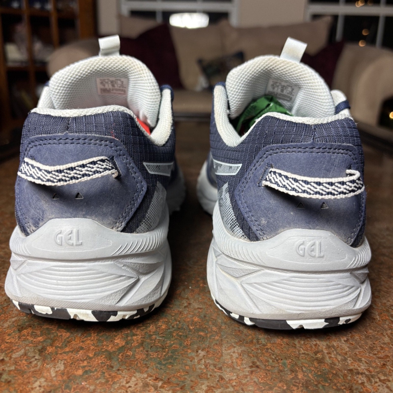 Asics GEL-Venture 10 Shoes Women's Size 9 Wide Navy Blue Trail Running Sneakers