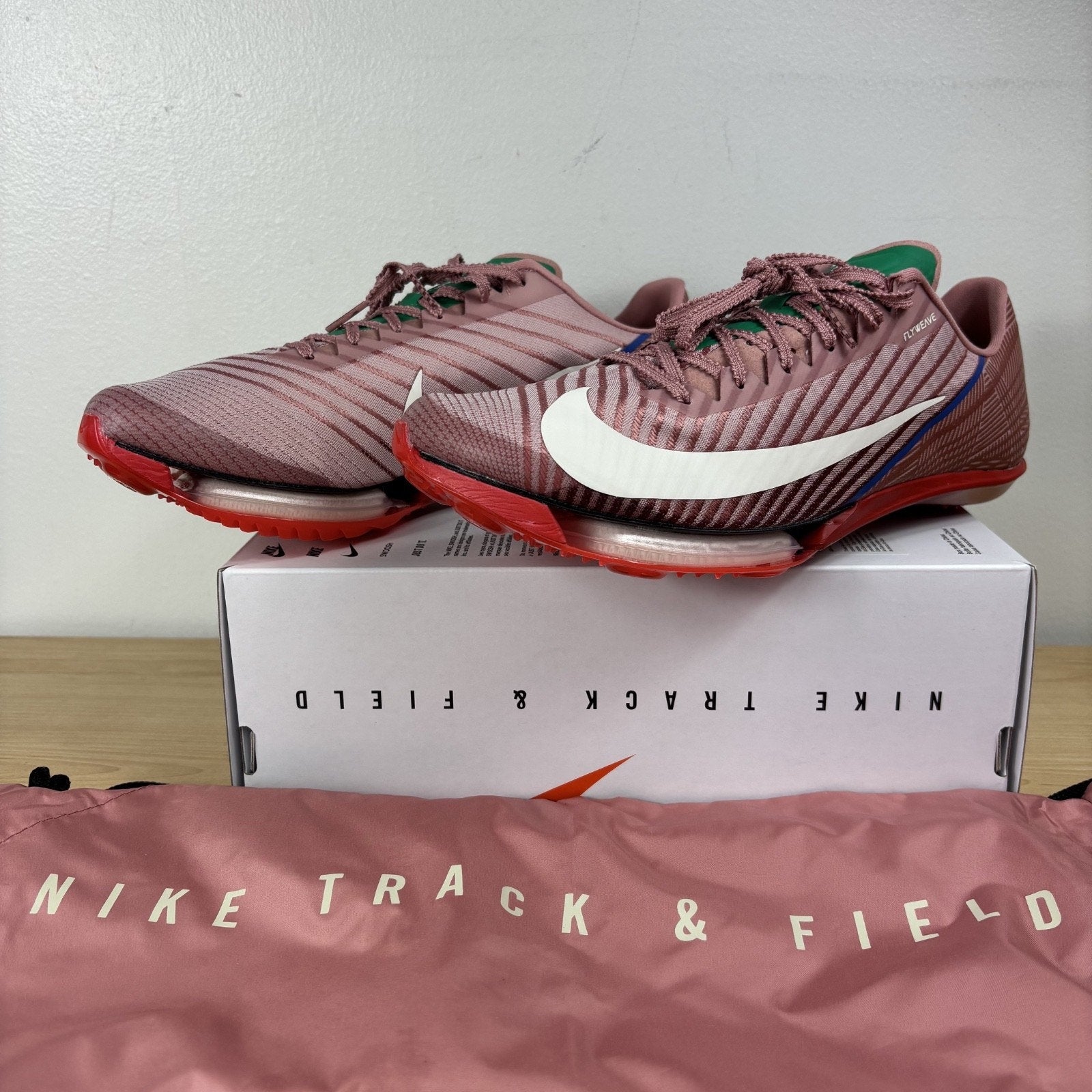 Nike Air Zoom Maxfly 2 Track Spikes Mens Size 14 Red White Sprinting Armory Pack