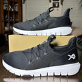 Kuru Flex Slip On Shoes Mens 11.5 Black White Athletic Comfort Walking Sneakers