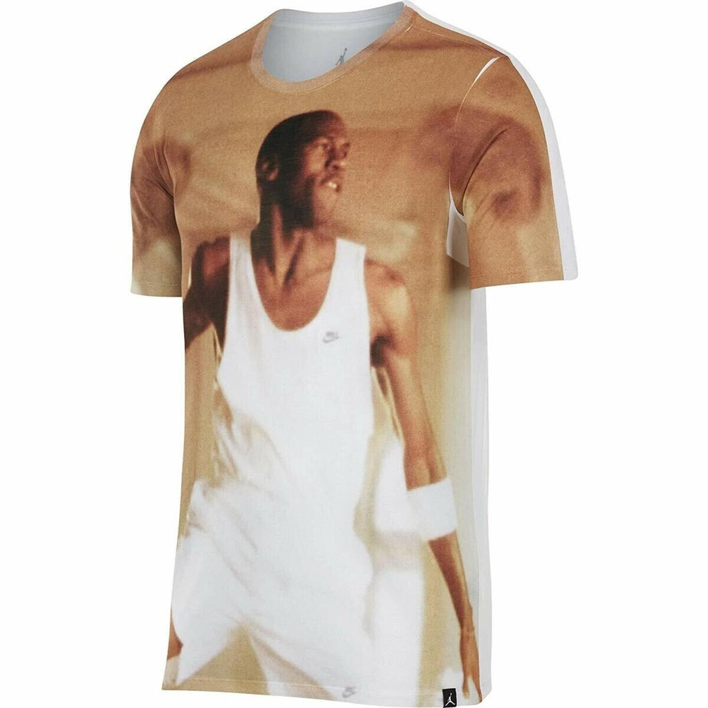 Men's Michael Jordan Sportswear Tee Photo AOP All Over Print Size Large