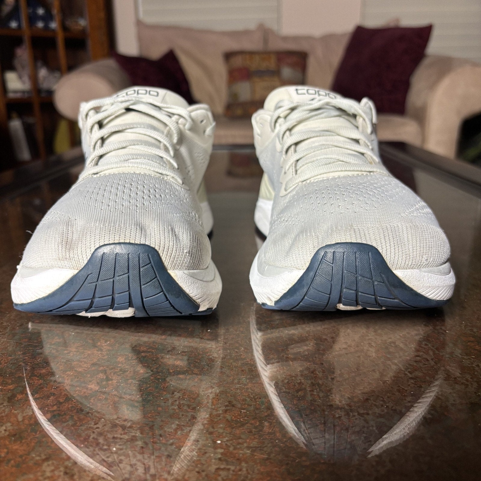 Topo Athletic Ultrafly 4 Shoes Mens Size 10.5 Grey Road Running 5MM Drop Sneaker