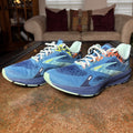 Brooks Launch 9 Womens Size 9.5 Blue Running Athletic Shoes Sneakers 1203731B414