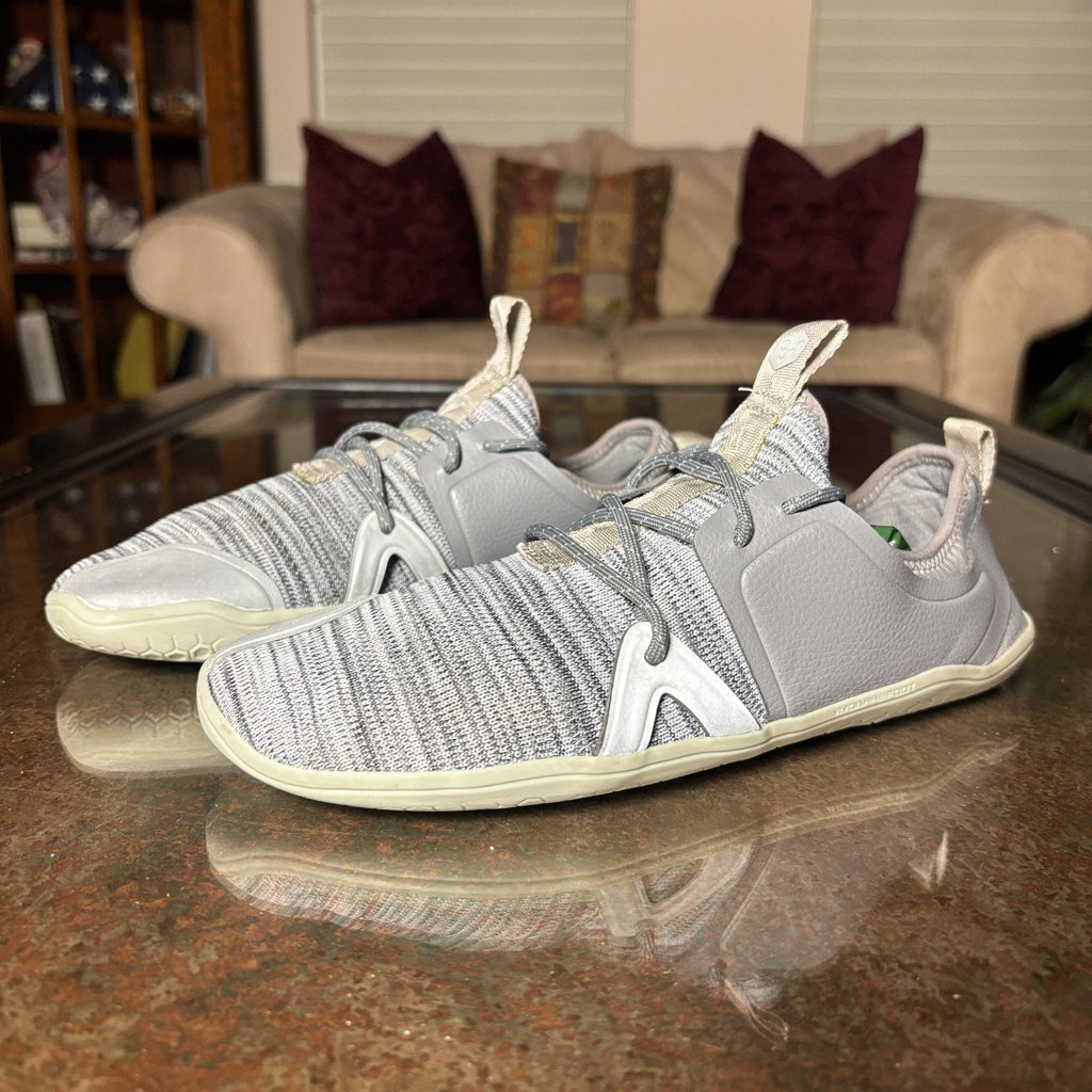 VivoBarefoot X BetaBrand City Sock EU 39 Womens 8 Grey Minimalist Barefoot Shoes