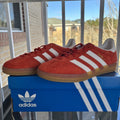 Adidas Gazelle Indoor Shoes Orange Suede Casual Lifestyle Sneakers Women's Sizes