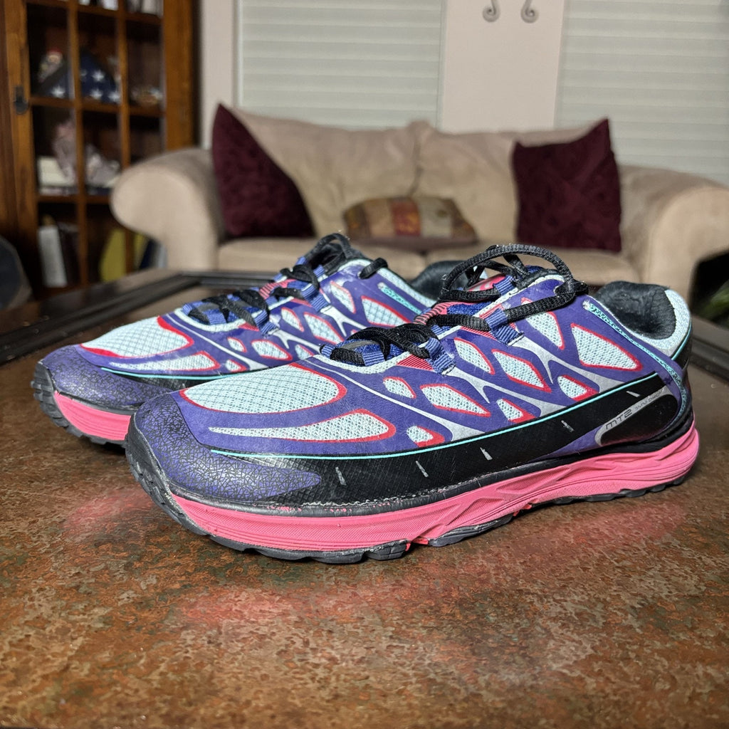 Topo Athletic MT 2 Shoes Women's 9.5 Multicolor Trail Running Jogging Sneakers