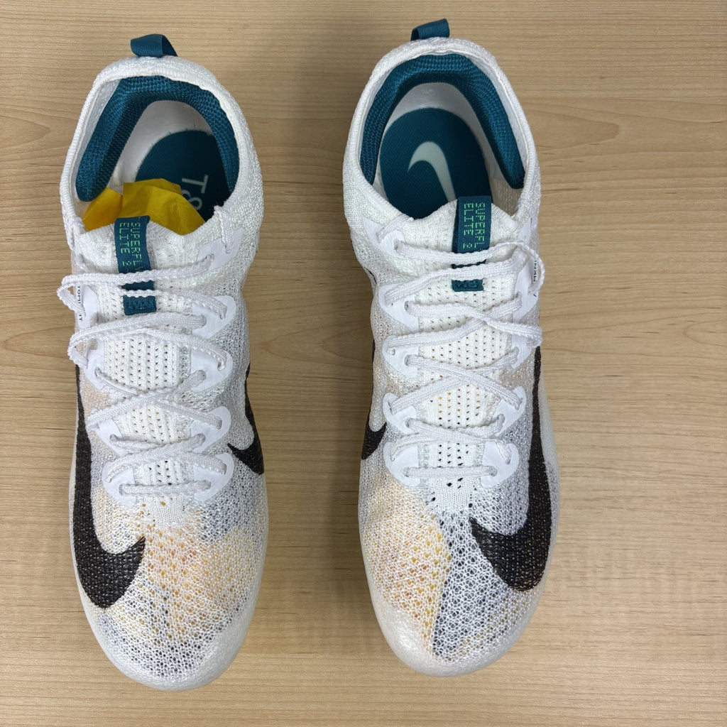 Nike Zoom Superfly Elite 2 Racing Track & Field Spikes Mens Size 8.5 White NEW