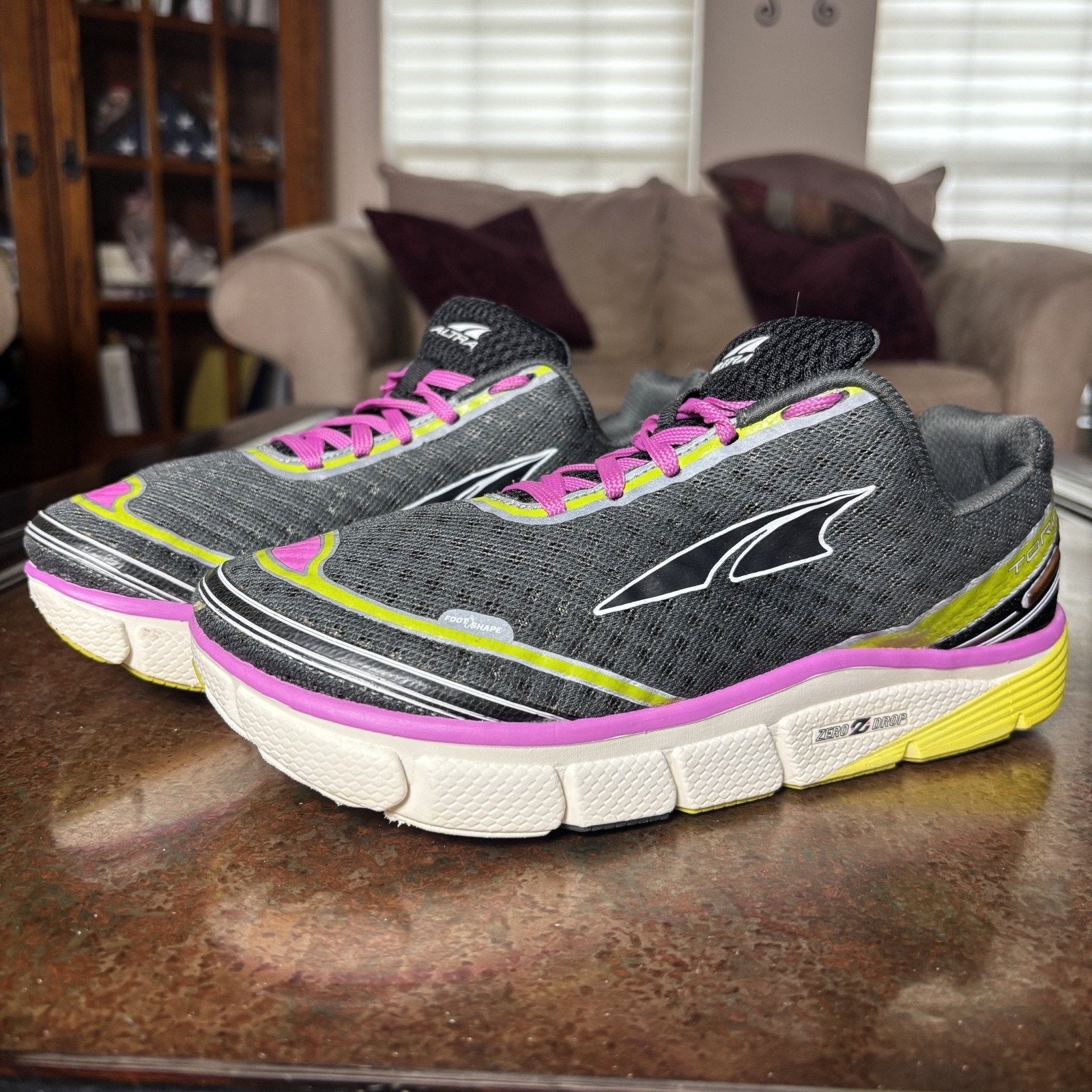 Altra Torin 2.0 Shoes Women's Size 8.5 Grey Running Zero Drop Athletic Sneakers