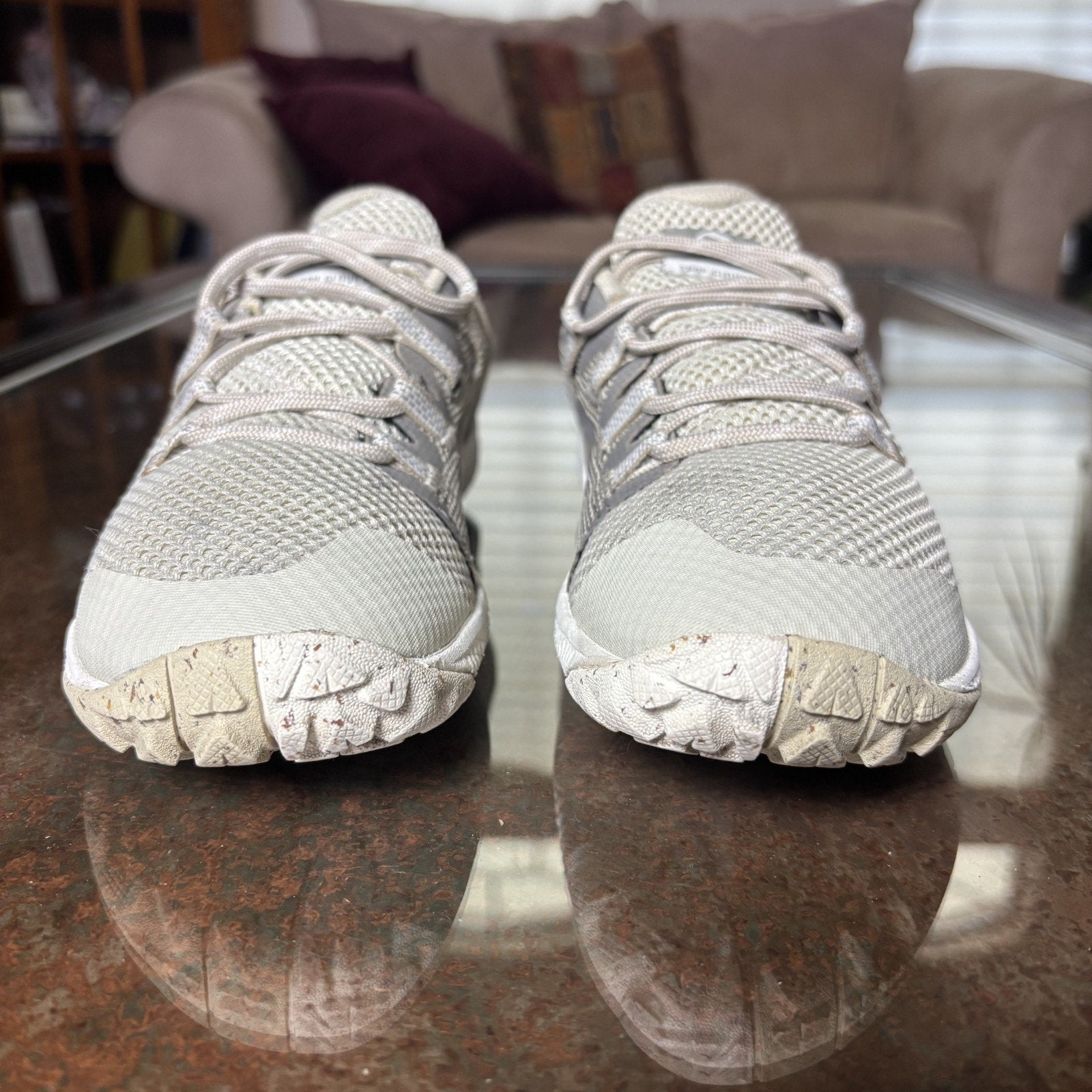 Merrell Trail Glove 6 Women's 6 White Outdoor Barefoot Minimalist Shoes Sneakers