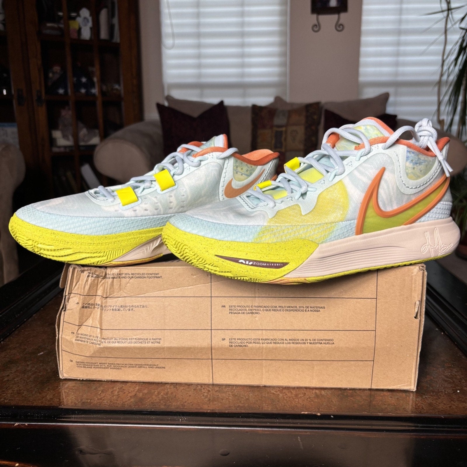 Nike Kyrie 8 Shoes Mens 11.5 Multicolor Basketball Athletic Sneakers DJ6017-400