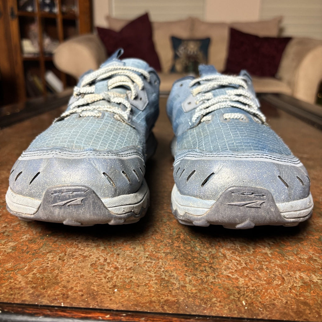 Altra Lone Peak 6 Shoes Women's Size 9.5 Wide Blue Trail Hiking Running Sneakers