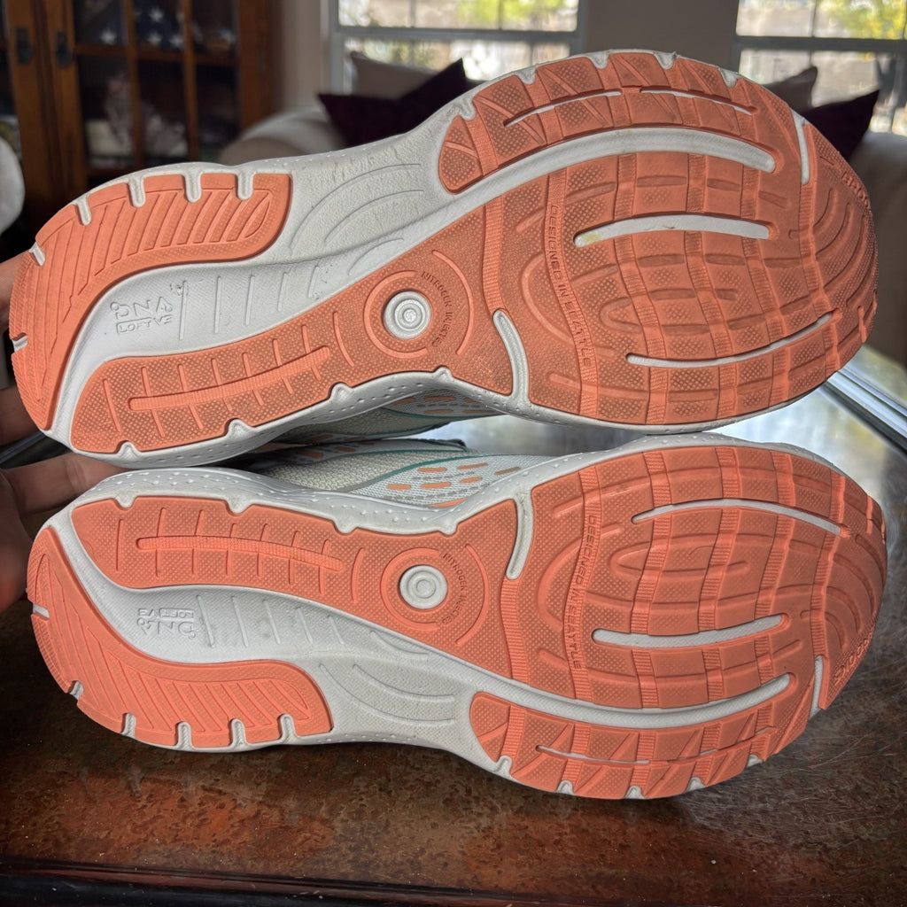 Brooks Glycerin 20 Shoes Women's Sz 10.5 White Running Athletic Comfort Sneakers
