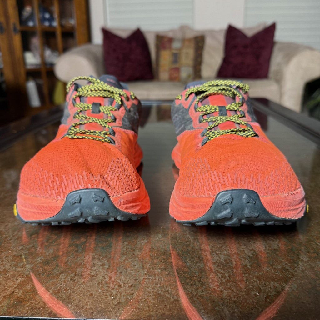 Altra Mount Blanc Mens Size 13 Red Black Trail Running Athletic Outdoor Sneakers