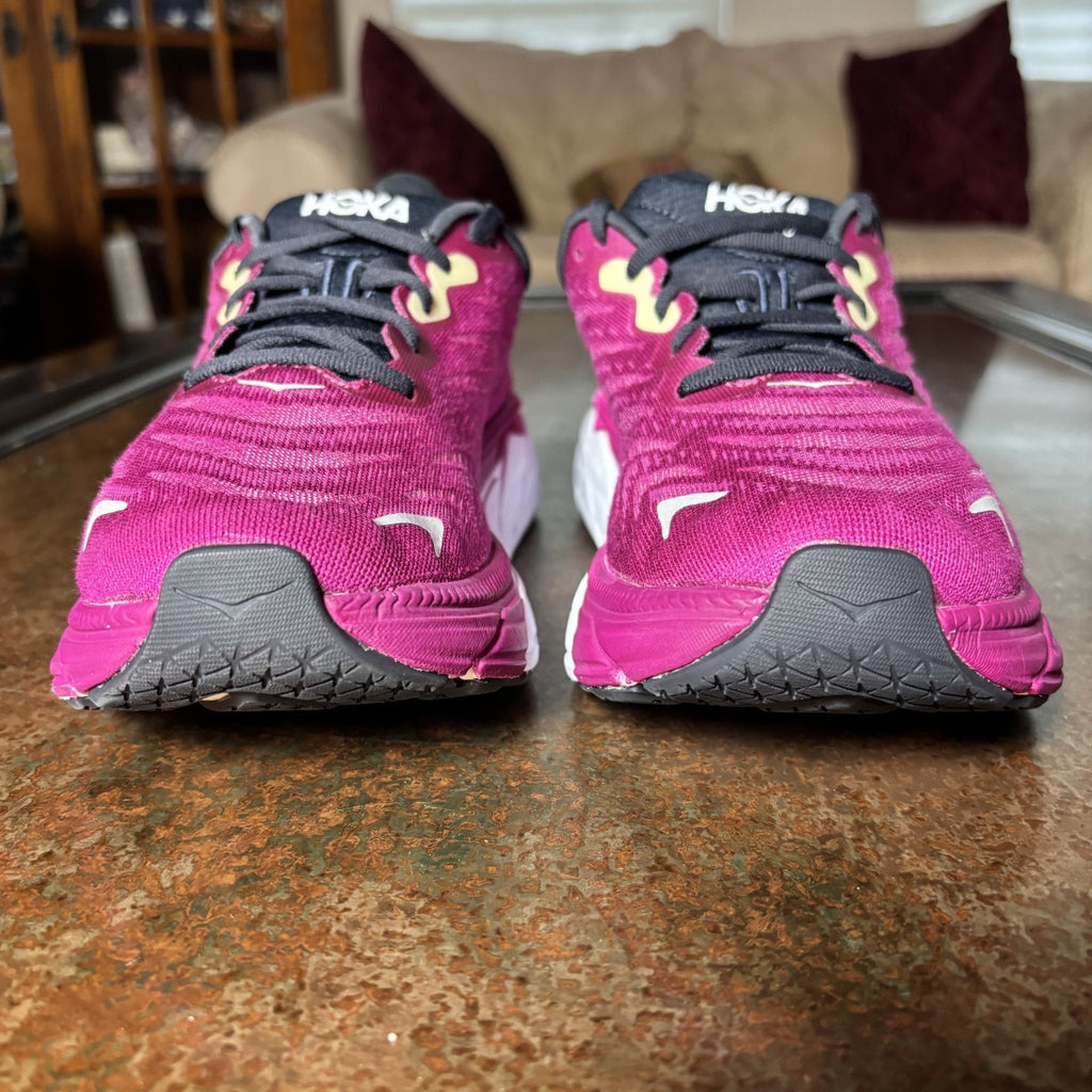 Hoka One One Arahi 6 Women's Size 7.5 Pink Athletic Road Running Shoes Sneakers