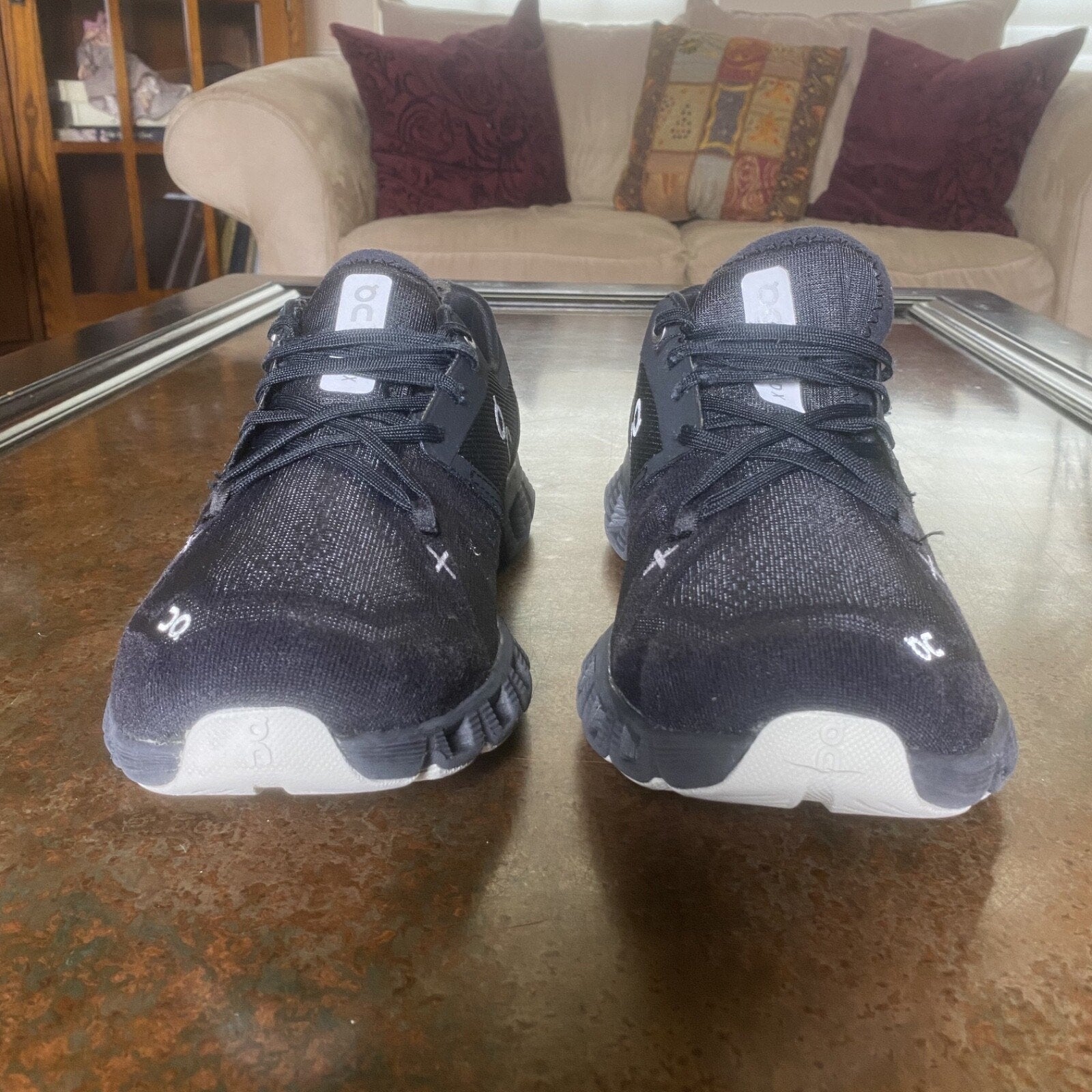 On Cloud X 3 Shoes Women's Size 9.5 Black Athletic Running Walking Gym Sneakers