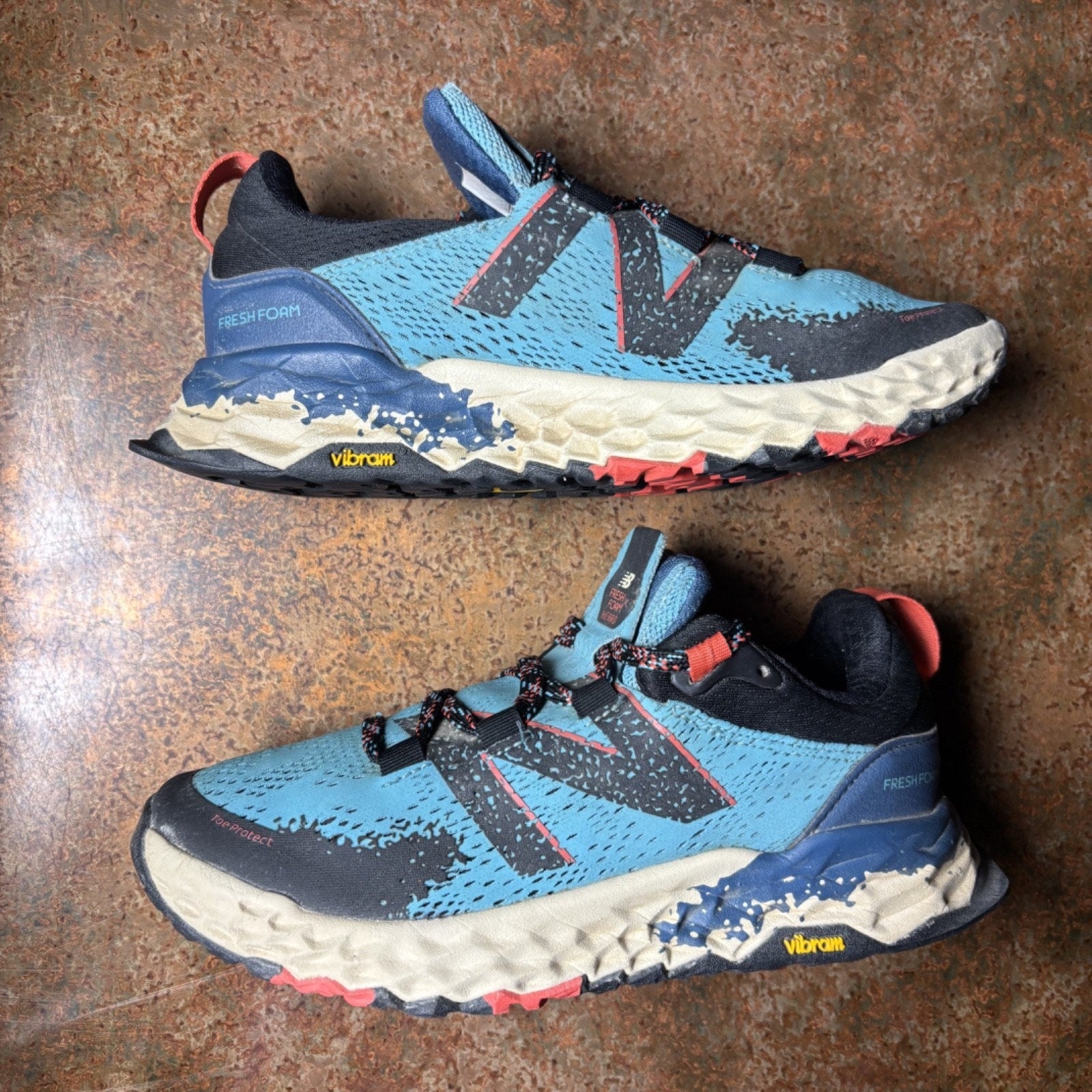 New Balance FF Hierro v5 Shoes Womens Size 6 Blue Trail Running Outdoor Sneakers