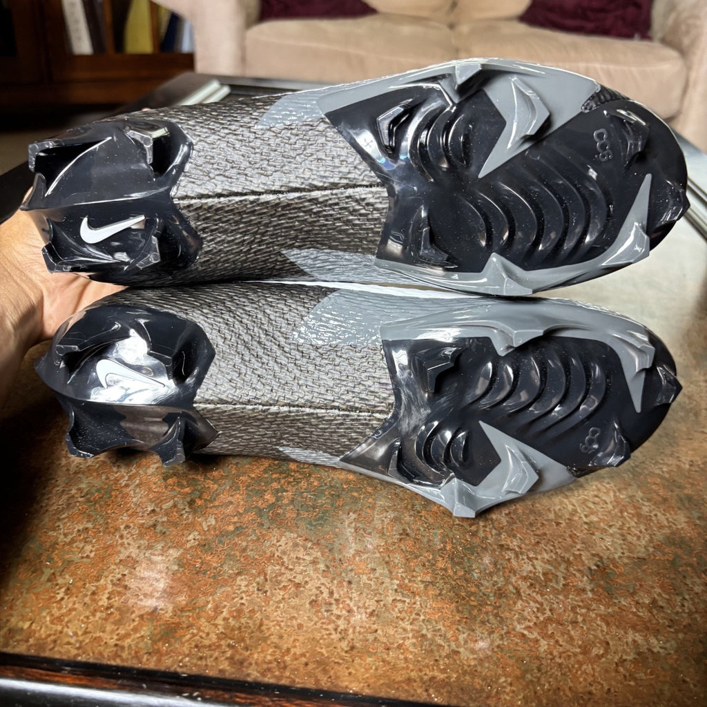 Nike Vapor Edge Speed 360 2 Football Cleats Mens Size 14 Black Grey White NEW