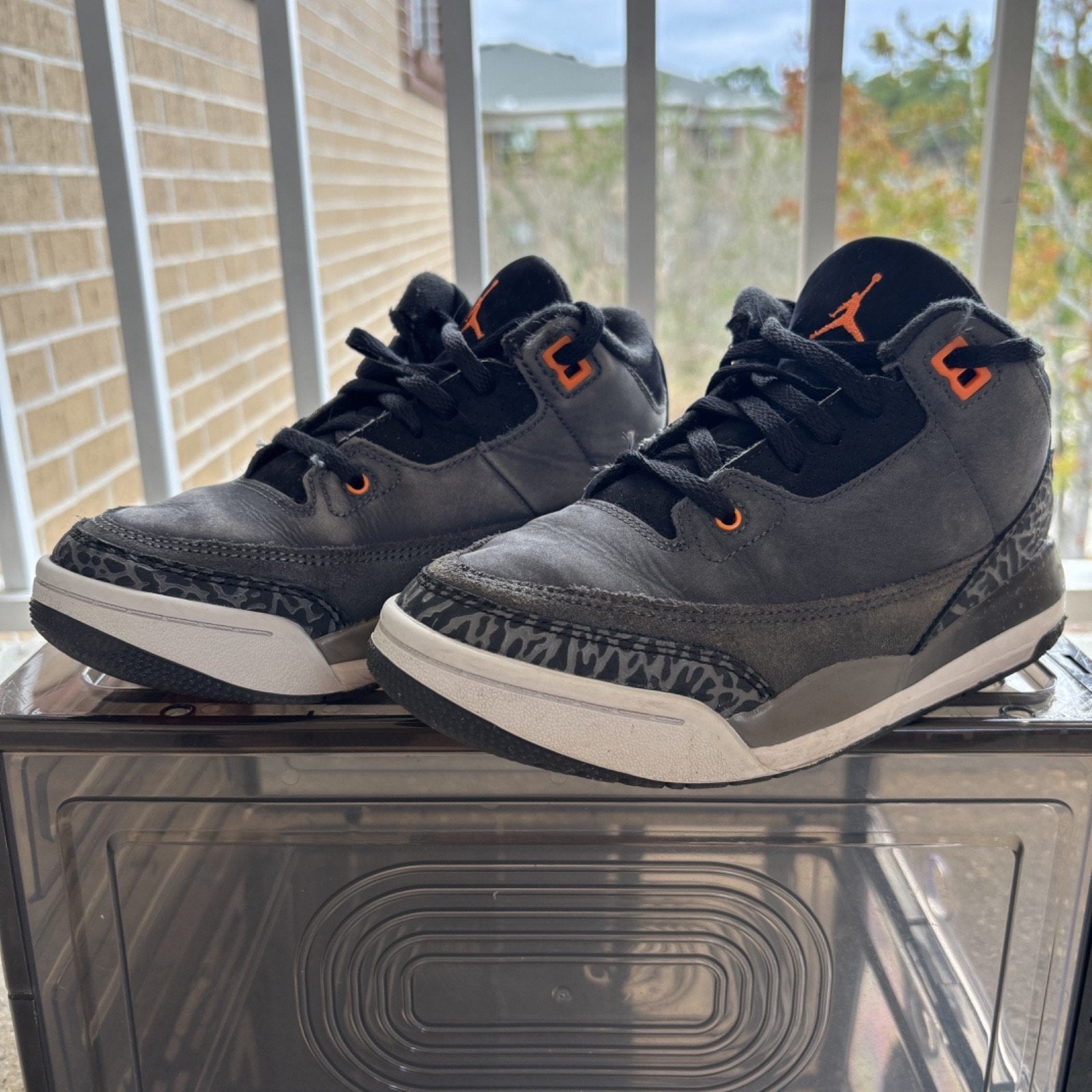 Nike Air Jordan 3 Retro “Fear Pack” PS 2023 Kids Size 1Y Shoes DM0966-080 NEW