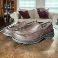 Dansko Wayne Loafers Mens Size 43 US 10 Leather Slip Resistant Brown Black Shoes