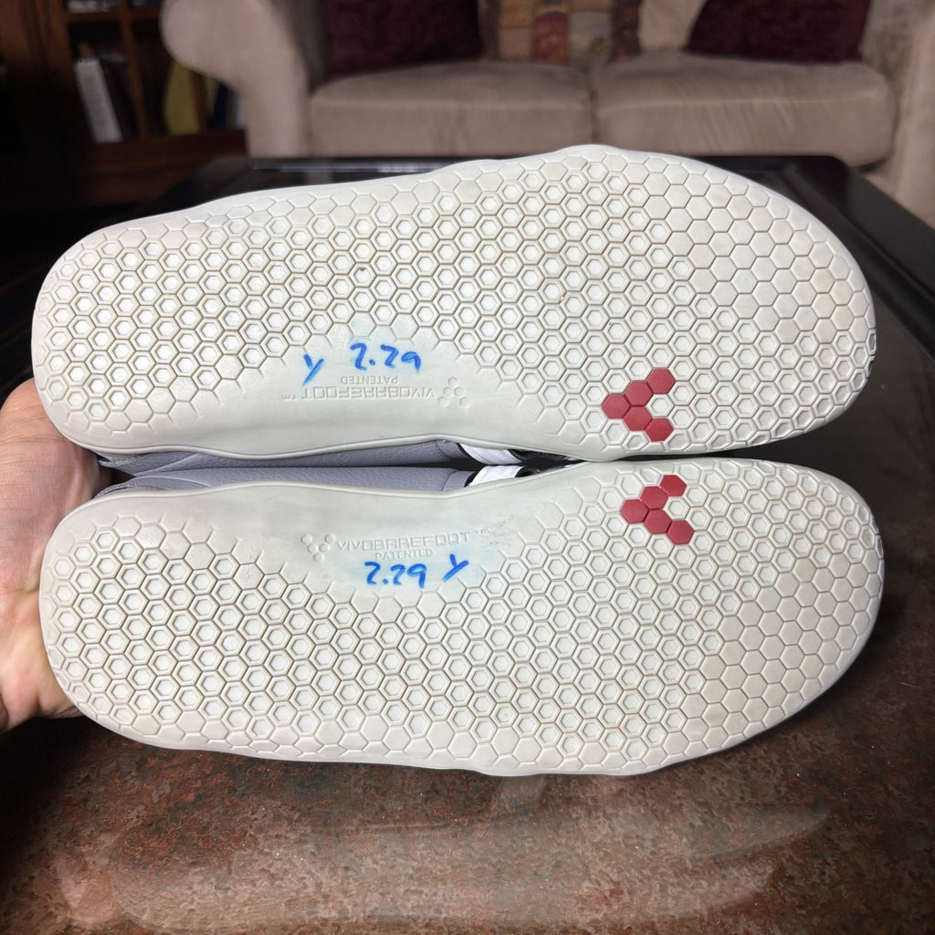 VivoBarefoot X BetaBrand City Sock EU 39 Womens 8 Grey Minimalist Barefoot Shoes