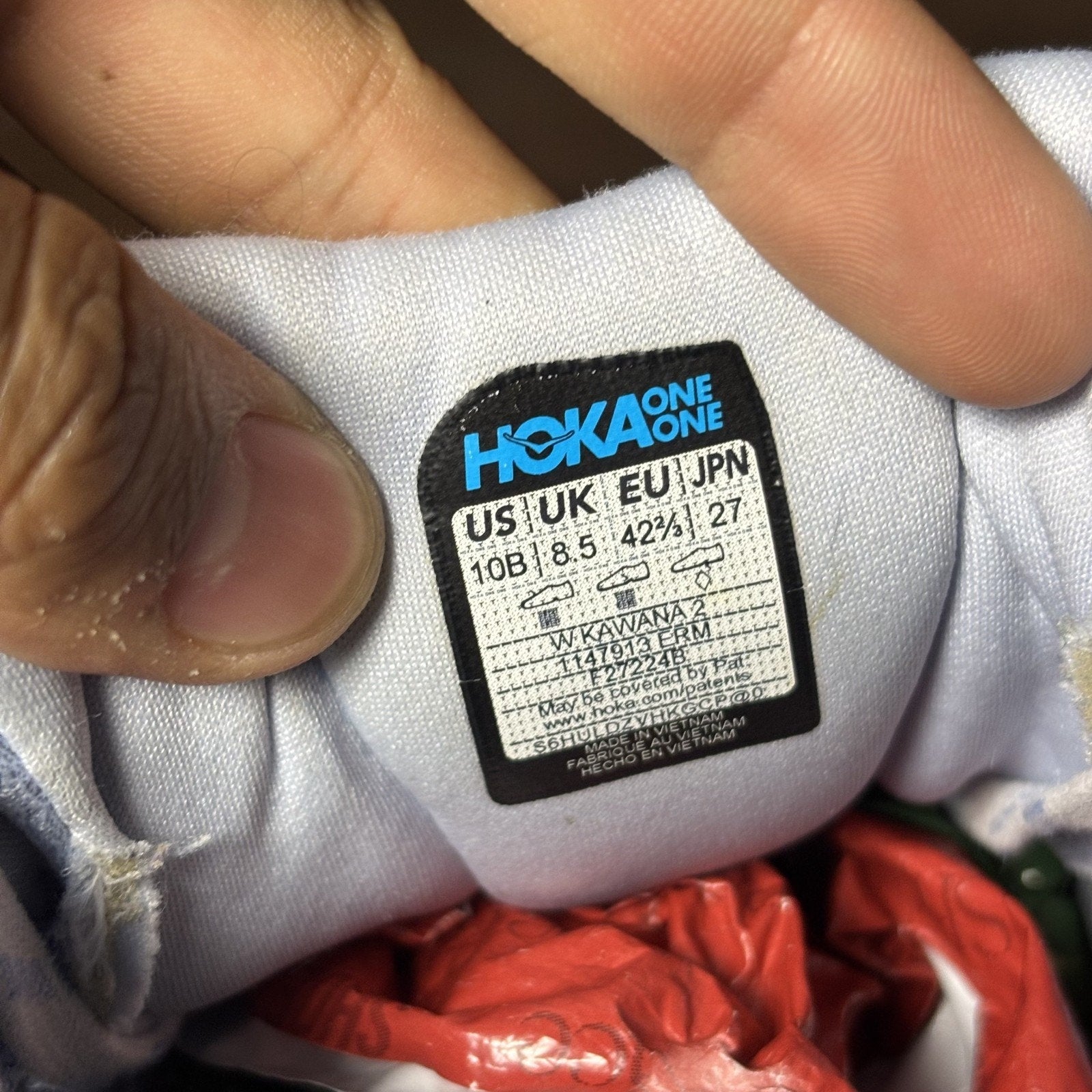 Hoka One One Kawana 2 Women’s Size 10 Purple Blue Running Training Shoes Sneaker
