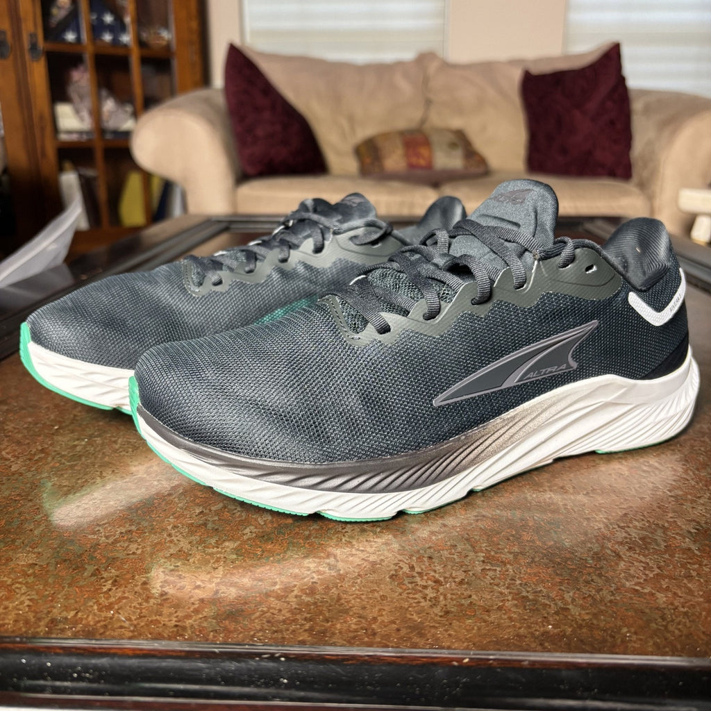 Altra Rivera 3 Shoes Mens Size 8.5 Black Teal Road Running Athletic Gym Sneakers