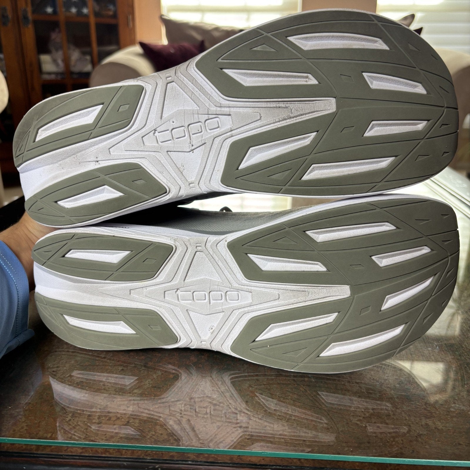 Topo Athletic Phantom 4 Shoes Men's 13 Gray Road Running Athletic Gym Sneakers