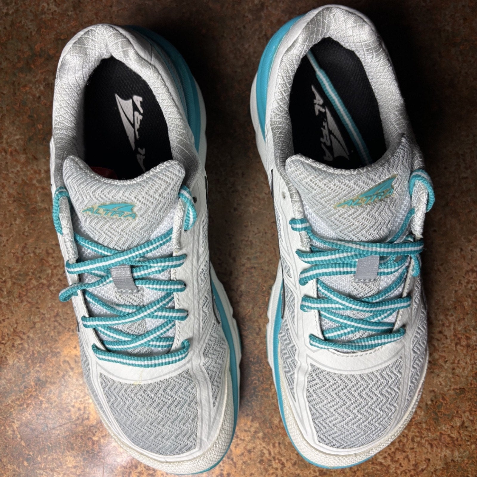 Altra Provision 3.5 Shoes Women's 8.5 White Teal Road Running Athletic Sneakers