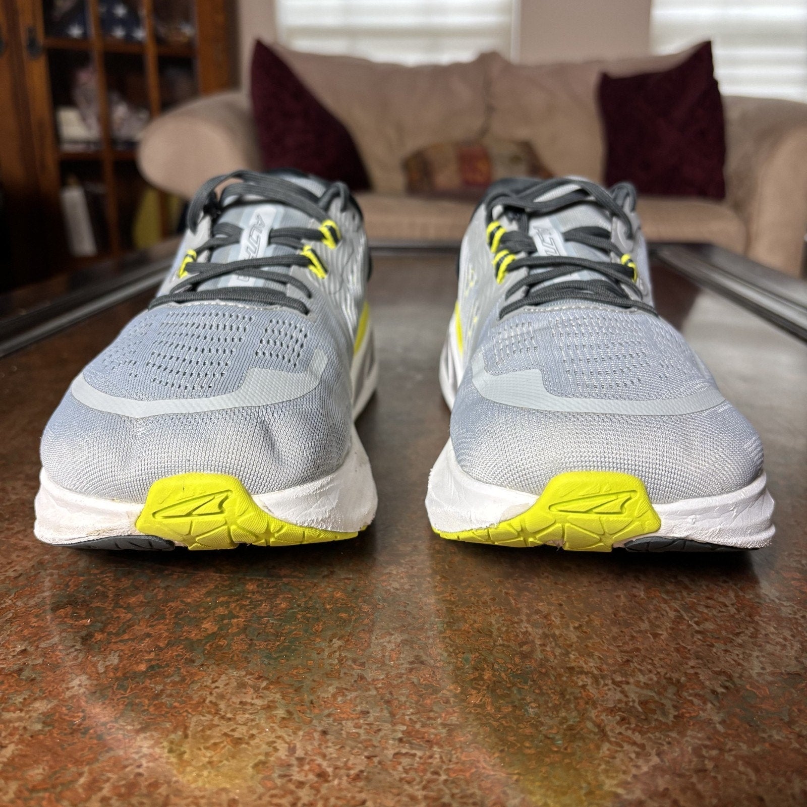 Altra Paradigm 7 Shoes Mens Size 12 Grey Road Running Athletic Zero Drop Sneaker