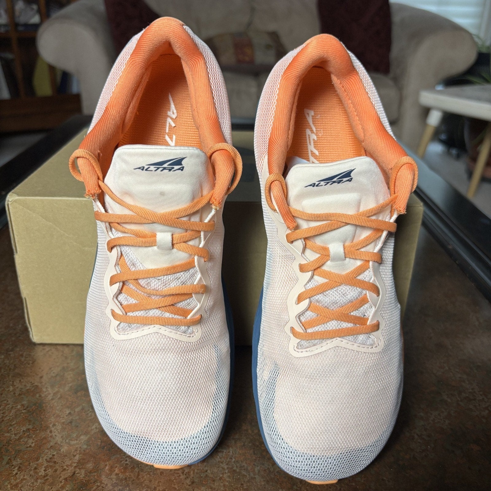 Altra Rivera 3 Women's 10.5 Orange Athletic Road Running Comfort Shoes Sneakers