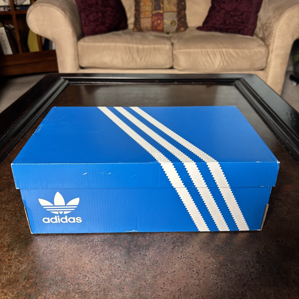 Adidas Superstar Shoes Mens Size 9.5 White Black Leather Casual Classic Sneakers
