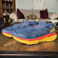 Hoka One One Challenger ATR 6 Shoes Mens Size 9.5 Blue Red Trail Running Sneaker