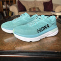 Hoka One One Bondi 7 Shoes Women's 7.5 Blue Road Running Athletic Gym Sneakers
