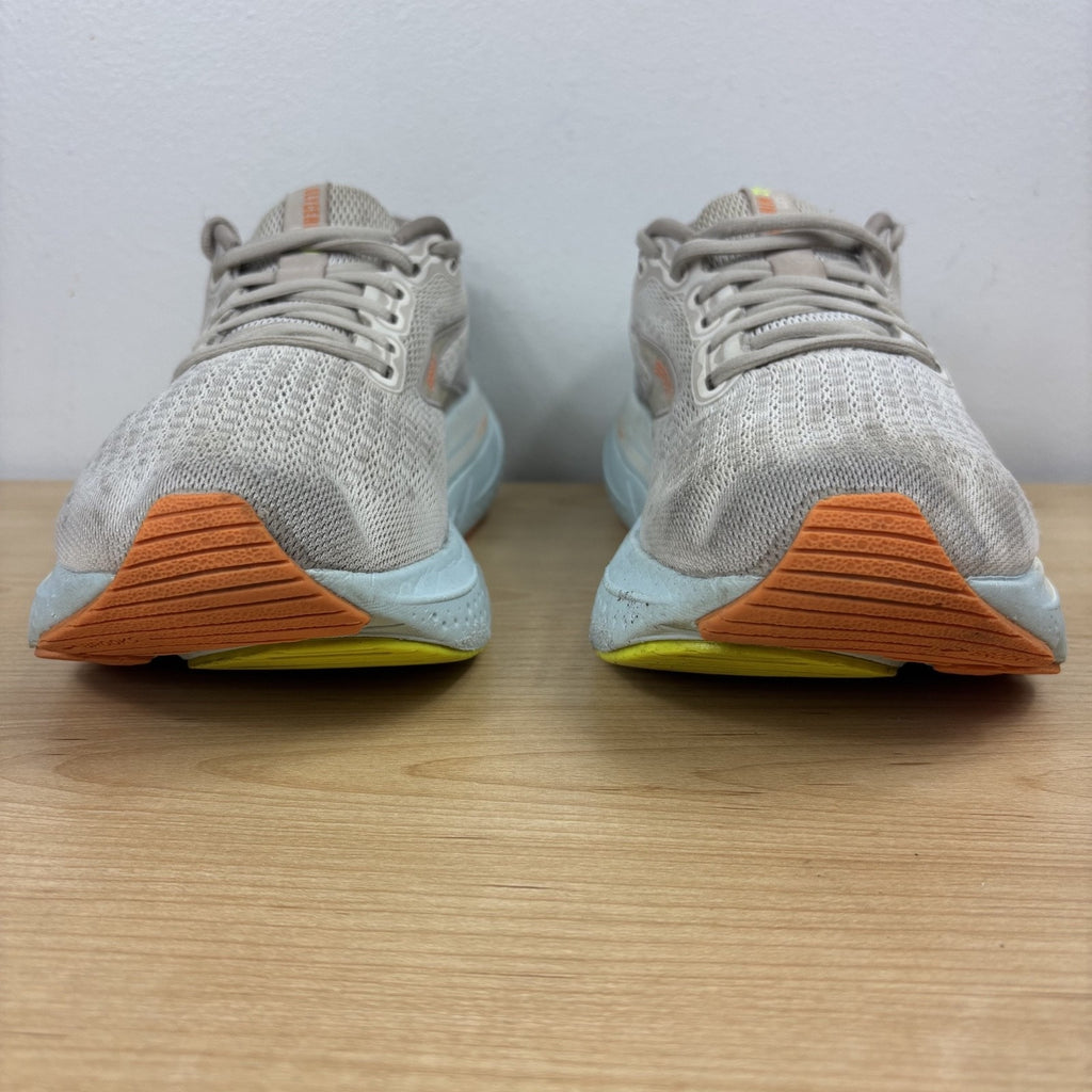 Brooks Glycerin GTS 21 Shoes Womens 9.5 Grey Blue Road Running Athletic Sneakers
