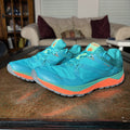Topo Athletic MT 3 Shoes Women's 9 Teal Orange Trail Running Athletic Sneakers