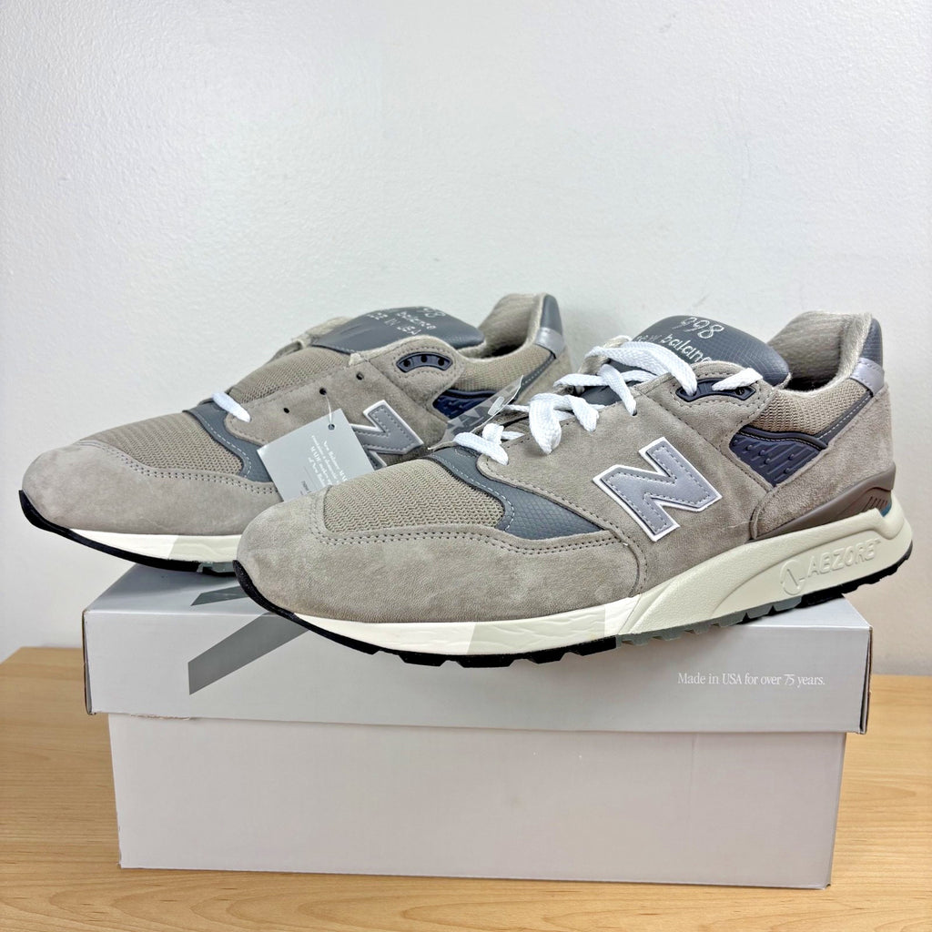 New Balance 998 Shoes Mens Size 13 Grey Made in USA Lifestyle Casual Sneaker NEW