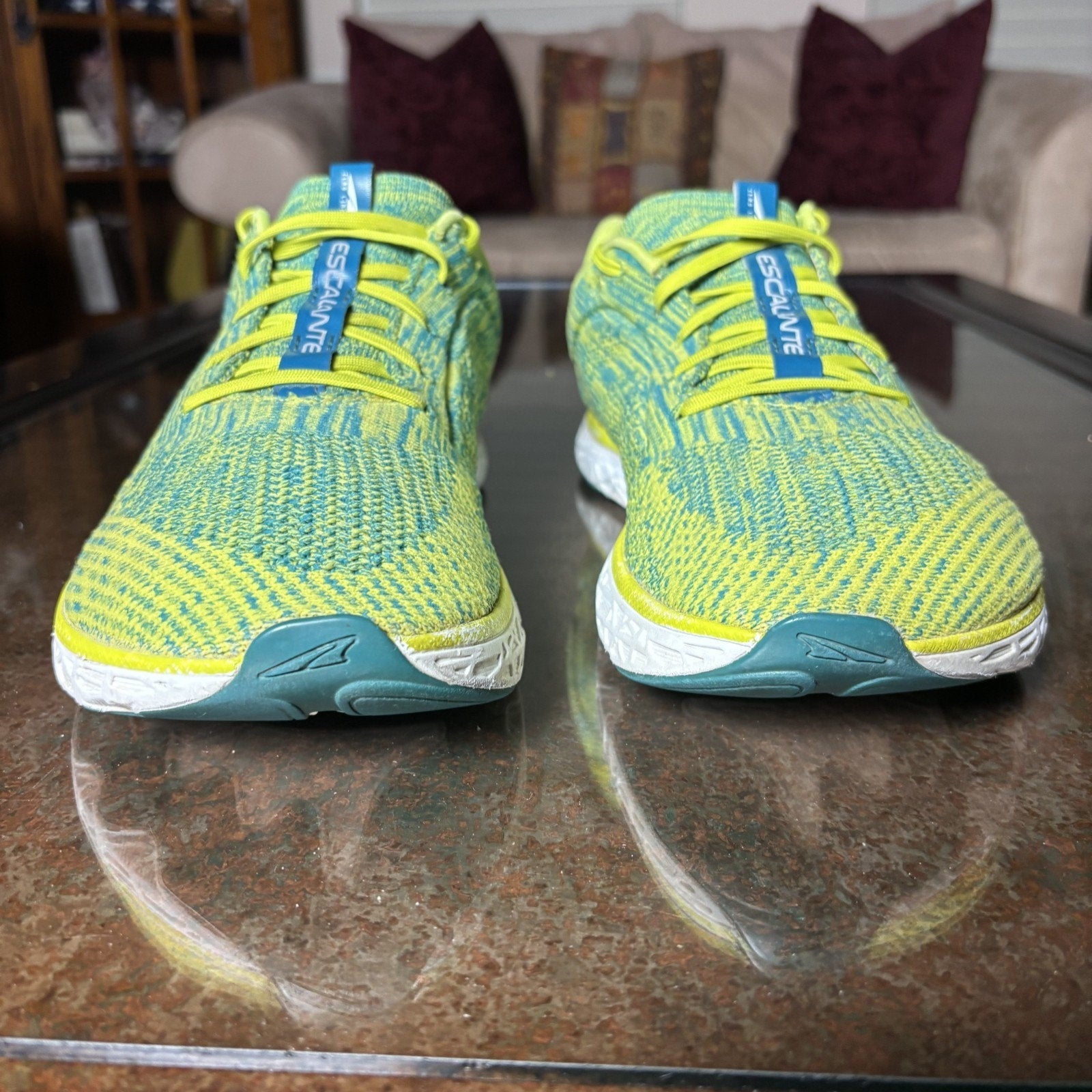 Altra Escalante 2.0 Shoes Mens Size 10.5 Yellow Road Running Athletic Zero Drop