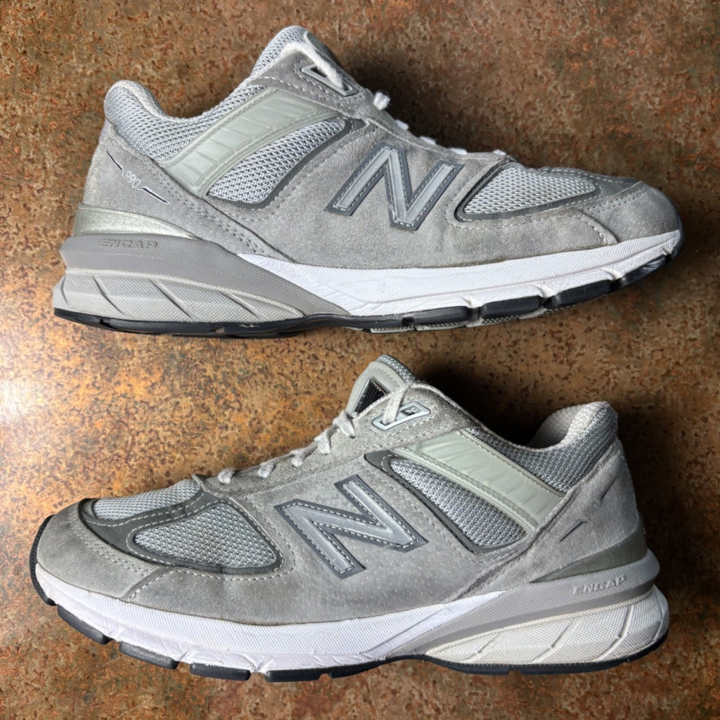 New Balance 990v5 Shoes Womens Sz 9 Wide Grey Suede Running Sneakers Made in USA
