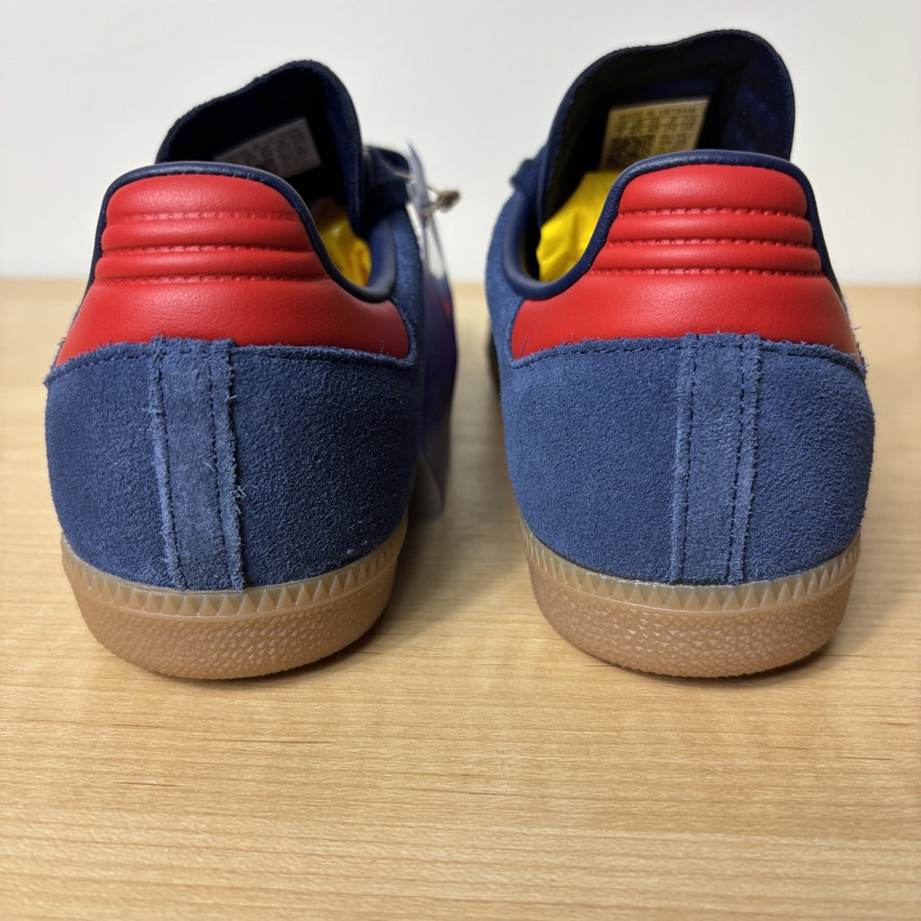 Adidas Originals Samba OG World Cup Women's Sz 8 Blue Red Lifestyle Sneakers NEW