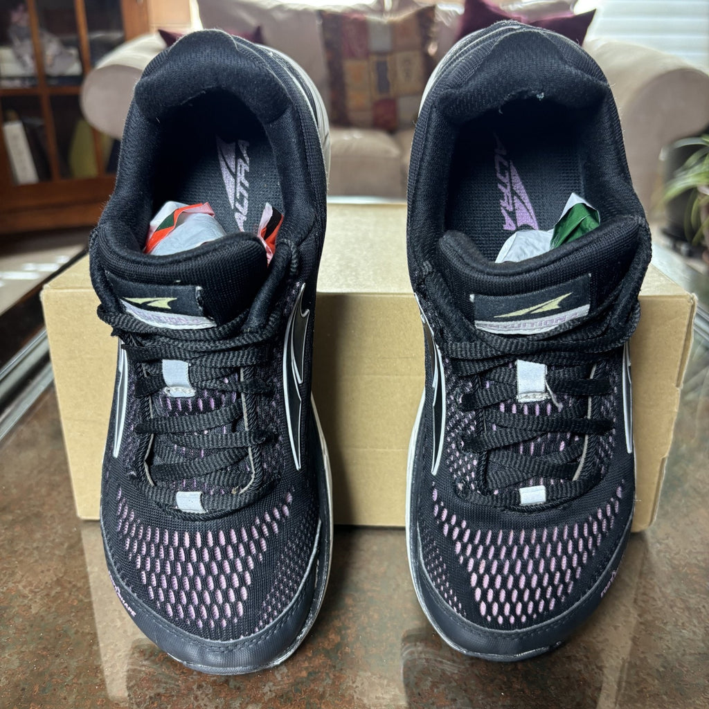 Altra Intuition 4 Shoes Womens 9.5 Black Road Running Athletic Zero Drop Sneaker