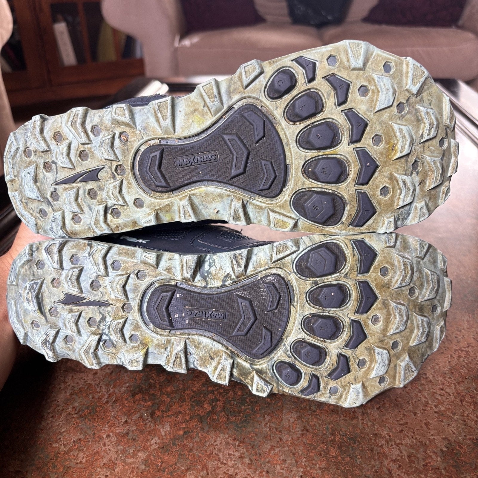Altra Lone Peak 4.5 Women Size 10.5 Grey Trail Running Zero Drop Shoes Sneakers