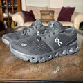 On Cloud X 4 Shoes Womens Size 8 Black Road Running Athletic Gym Comfort Sneaker