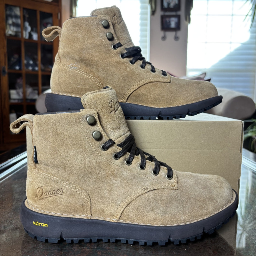 Danner Logger 917 GTX Boots Womens Size 8.5 Wheat Trail Outdoor Waterproof Shoes